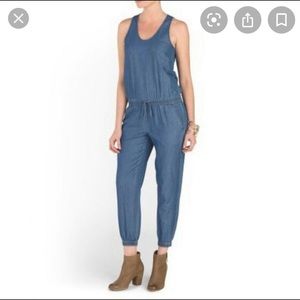 Theory Lortan Chambray Jumpsuit